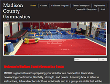 Tablet Screenshot of madisongymnastics.net